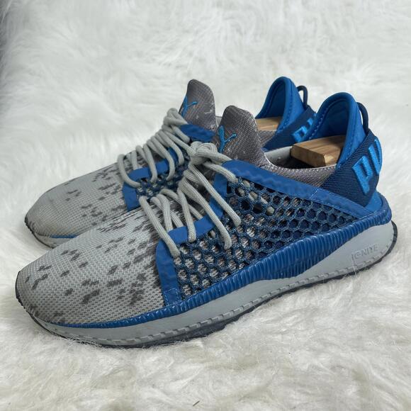 PUMA Tsugi Netfit men’s Gray-Blue size 9 - Picture 1 of 9